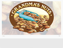 Tablet Screenshot of grandmas-nuts.com